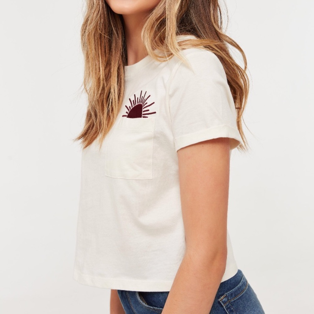 3 for $10 Sunshine Embroidered T shirt - Picture 4 of 5